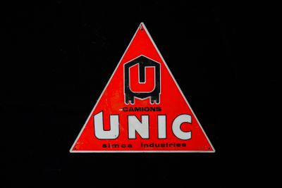 UNIC Tôle lithographiée de forme triangulaire