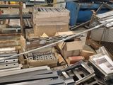 a large amount of metal items in a warehouse