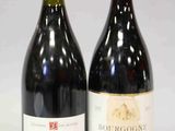 deux bouteilles de vin posées l'une à côté de l'autre sur une table