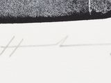 a black and white drawing of a boat in the water