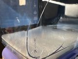 a machine that has broken glass on top of it