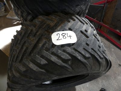two tires that are stacked on top of each other