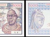 trois images différentes d'un homme et d'une femme figurant sur un billet de banque