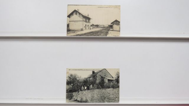 Bosmoreau-les-Mines Lot de 2cpa. (Carte de la gare grignotée coin...
