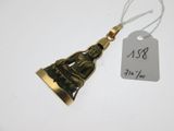 an image of a bell ornament with a tag attached to it