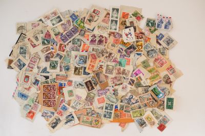 Lot de divers timbres (Espagne, Angleterre, Amérique, Canada…