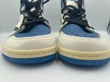 nike air jordan 1 retro blue white black blue