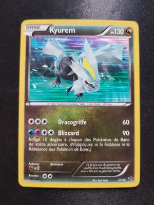 NOIR ET BLANC Coffre des dragons - Kyurem holo secrète 21/20…