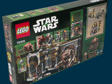 a box of lego star wars sets on a blue background