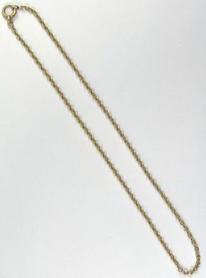 Chaine à maille forçat en or 750 millièmes. - Photo 1
