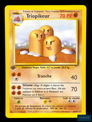 une photo d'une carte Pokémon sur laquelle figurent trois œufs