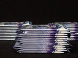 a lot of toothbrushes that are sitting on a table