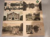 quelques vieilles photos d'un bâtiment surmonté d'une horloge