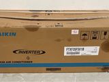 the box is empty and ready to be packed with the air conditioner