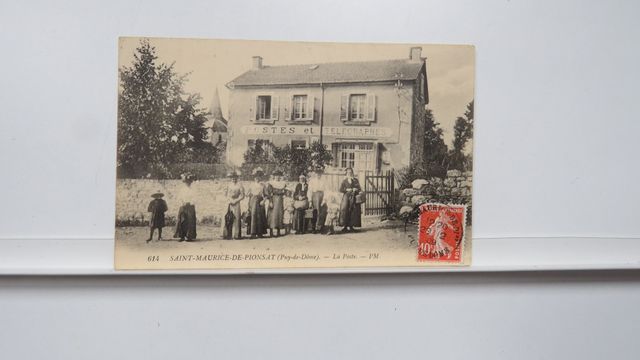 Puy-de-Dôme St-Maurice-de-Pionsat. La Poste. PM 614. TBE.