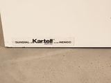 a picture of a white refrigerator with a label on it