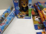 a lot of toys that are on the table