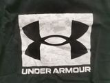 black and white under armour shirt with black and white under armour logo