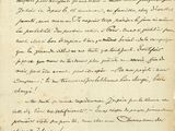 a handwritten letter written in black ink on a piece of paper