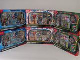quatre types différents de cartes Pokémon dans la boîte