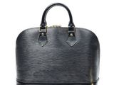 louis vuitton black epi leather bowler bag
