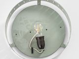 a light that is on inside of a light fixture