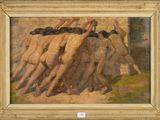 an image of a painting of a group of naked men