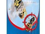 une bombe d'insecticide sur fond blanc