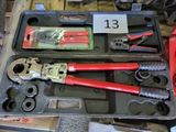 many tools in the case on the table