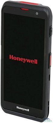 le dos d'un téléphone portable portant le logo Honeywell