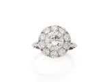 une bague en diamant à une seule pierre, par van cleef