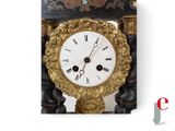 a clock that is sitting on top of a table