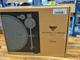 a cardboard box with a picture of a turntable on it