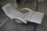 JORI - beau fauteuil relax en cuir beige - modèle YOGA JR-73… (photo 3)