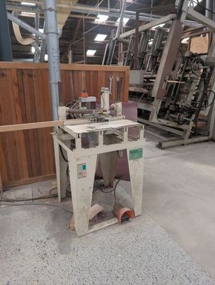 a machine that is sitting inside of a building