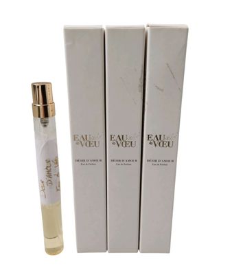Lot de 3 eau de parfum EAU DE VOEU "Désir d'amour", 30 ml +1 testeur - - Photo 1