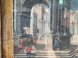a picture of a painting on the wall of a building
