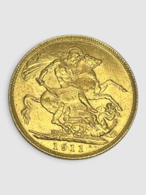 an image of a gold coin with the image of a man on a horse