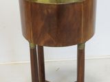 an image of a side table with a marble top