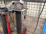 a picture of a work station with tools on it