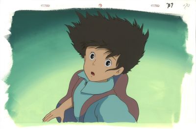 dessin représentant un garçon avec un sac à dos sur le dos
