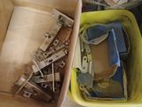 a box full of assorted items sitting on the floor