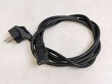 a black cord with a plug attached to it