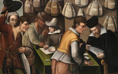 ECOLE DU NORD, CIRCA 1650 Le paiement de l’impôt