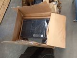 several boxes of electronic equipment are stacked on top of each other