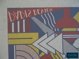 a picture of a poster on the wall of a building