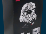 a box that has a lego star wars helmet on it