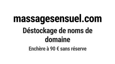 Nom de domaine massagesensuel.com.