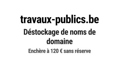Nom de domaine travaux-publics.