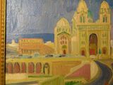 a picture of a painting on the wall of a building